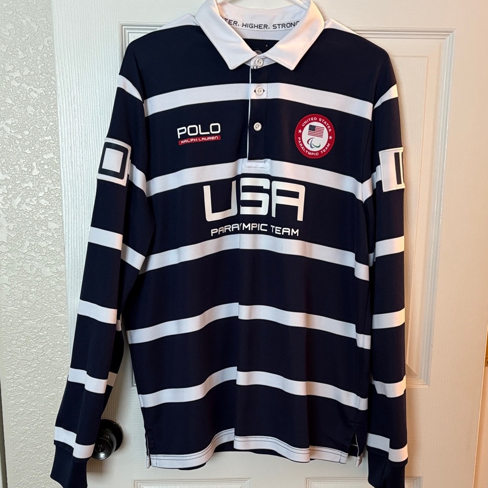 2016 Paralympic Team USA Ralph Lauren Polo Shirt
